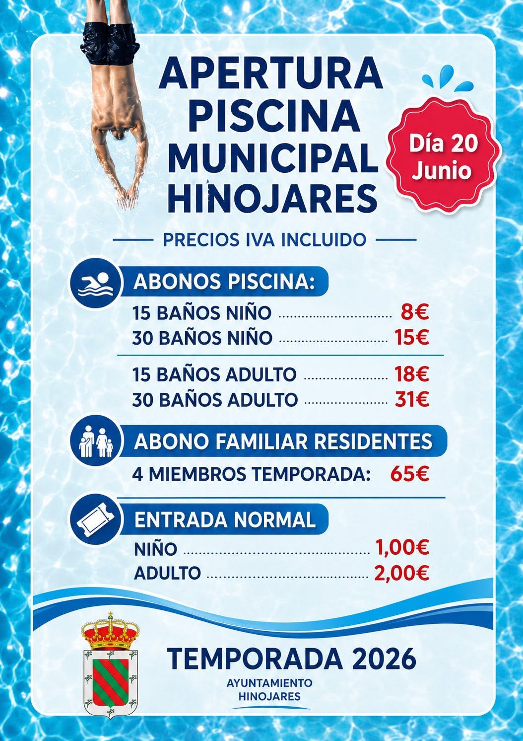 Apertura de la Piscina Municipal